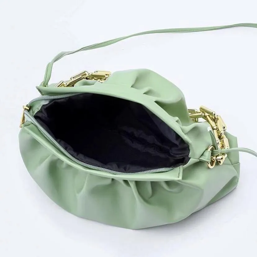 Sienna Gold Chain Bag | new green
