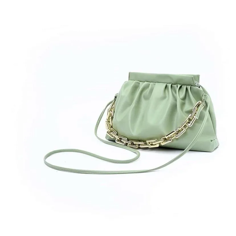 Sienna Gold Chain Bag | new green
