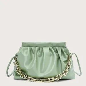 Sienna Gold Chain Bag | new green