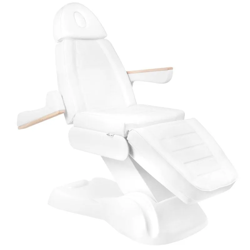 Sillon Electric Cosmetic Chair Lux 273B   Stool 304 White