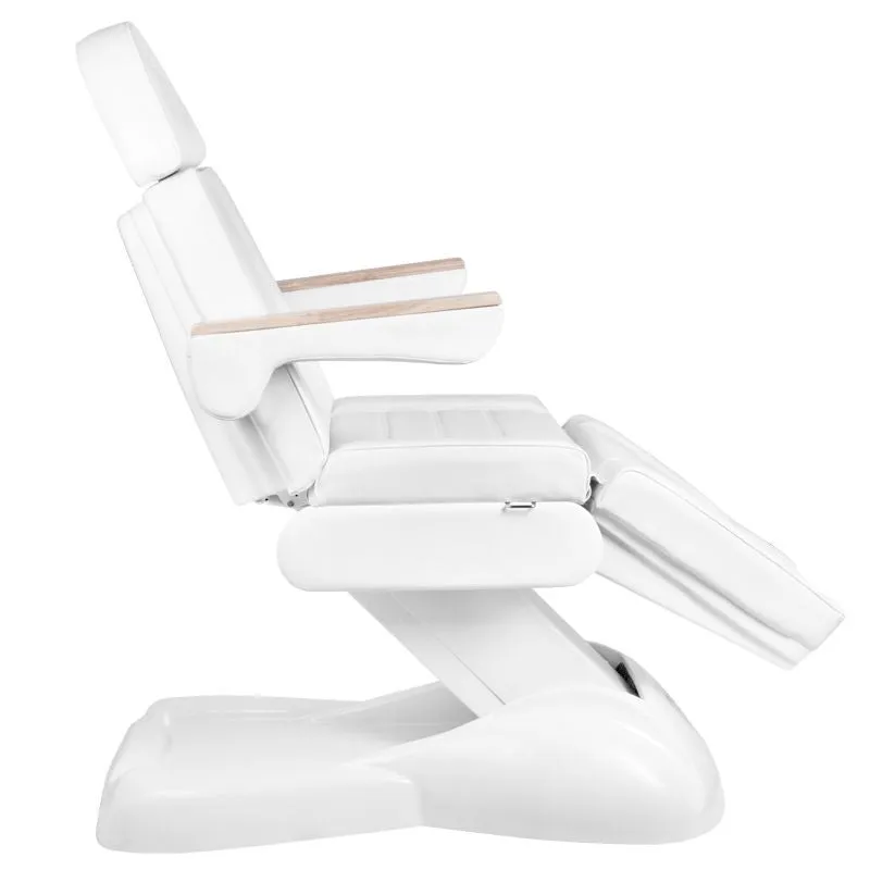 Sillon Electric Cosmetic Chair Lux 273B   Stool 304 White