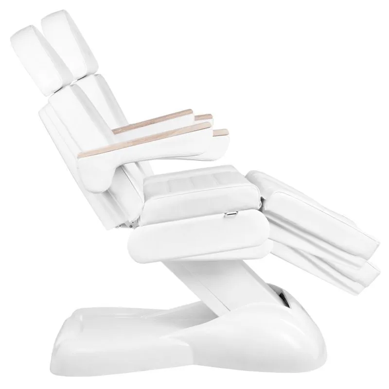 Sillon Electric Cosmetic Chair Lux 273B   Stool 304 White