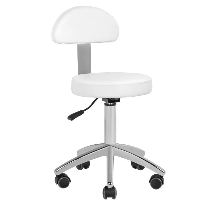 Sillon Electric Cosmetic Chair Lux 273B   Stool 304 White