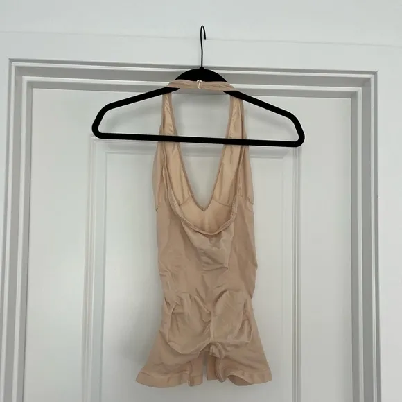 SKIMS Plunge Shapewear Bodysuit with adjustable straps