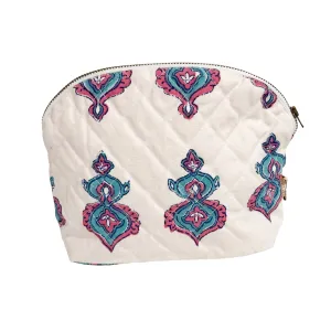 Small Quilted Clamshell Pouch