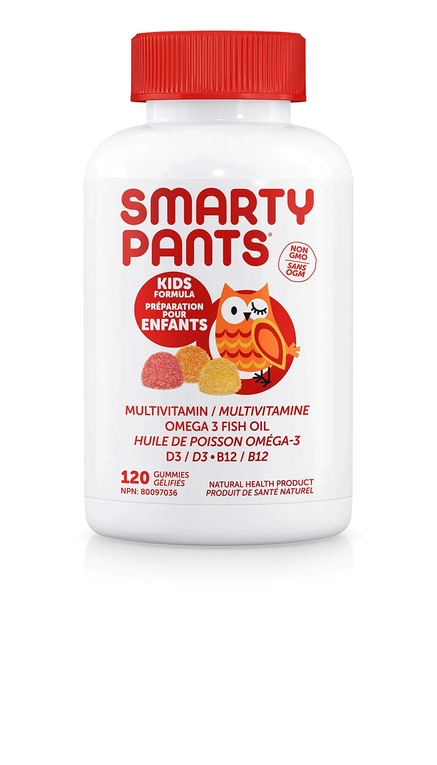 SmartyPants - Gomitas multivitaminas para niños, 120 unidades