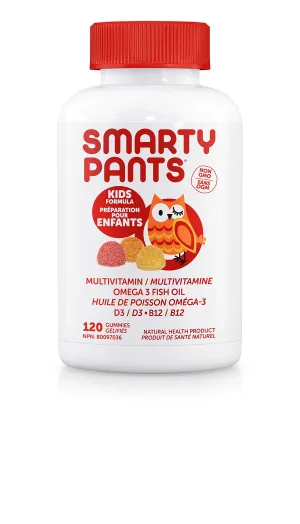 SmartyPants - Gomitas multivitaminas para niños, 120 unidades