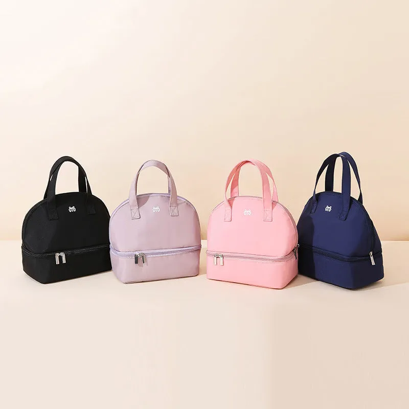 Split Portable Large Capacity Thermal Insulation Cosmetic Bags