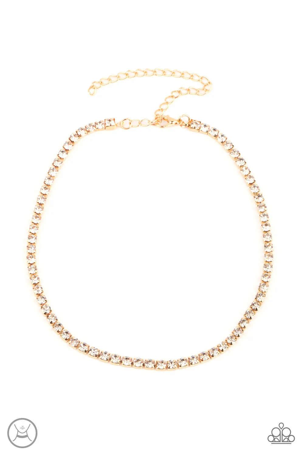 Starlight Radiance - Gold Choker Necklace