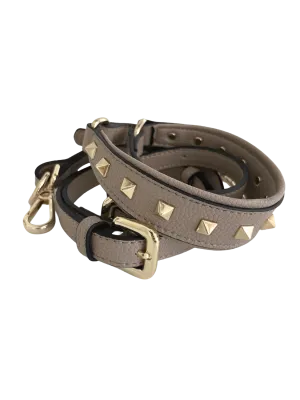 Stella Studded Bag Strap - Taupe