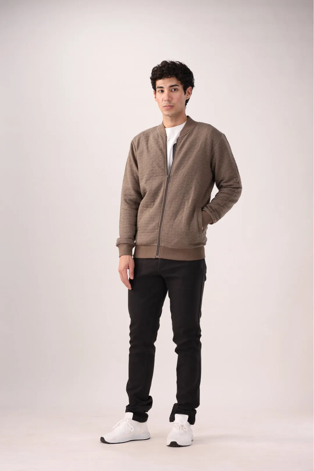 Stone Quilted Terry Upper