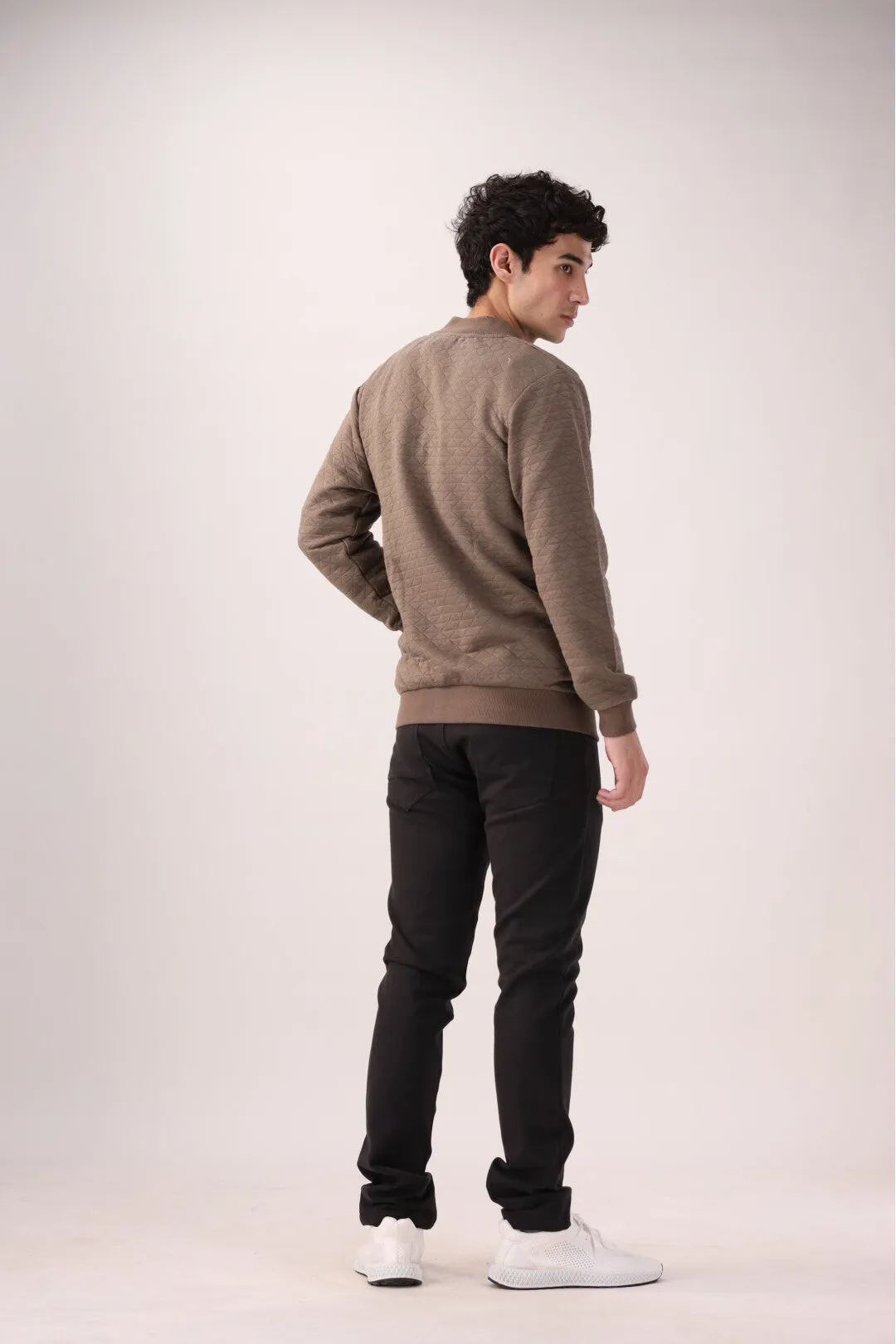 Stone Quilted Terry Upper