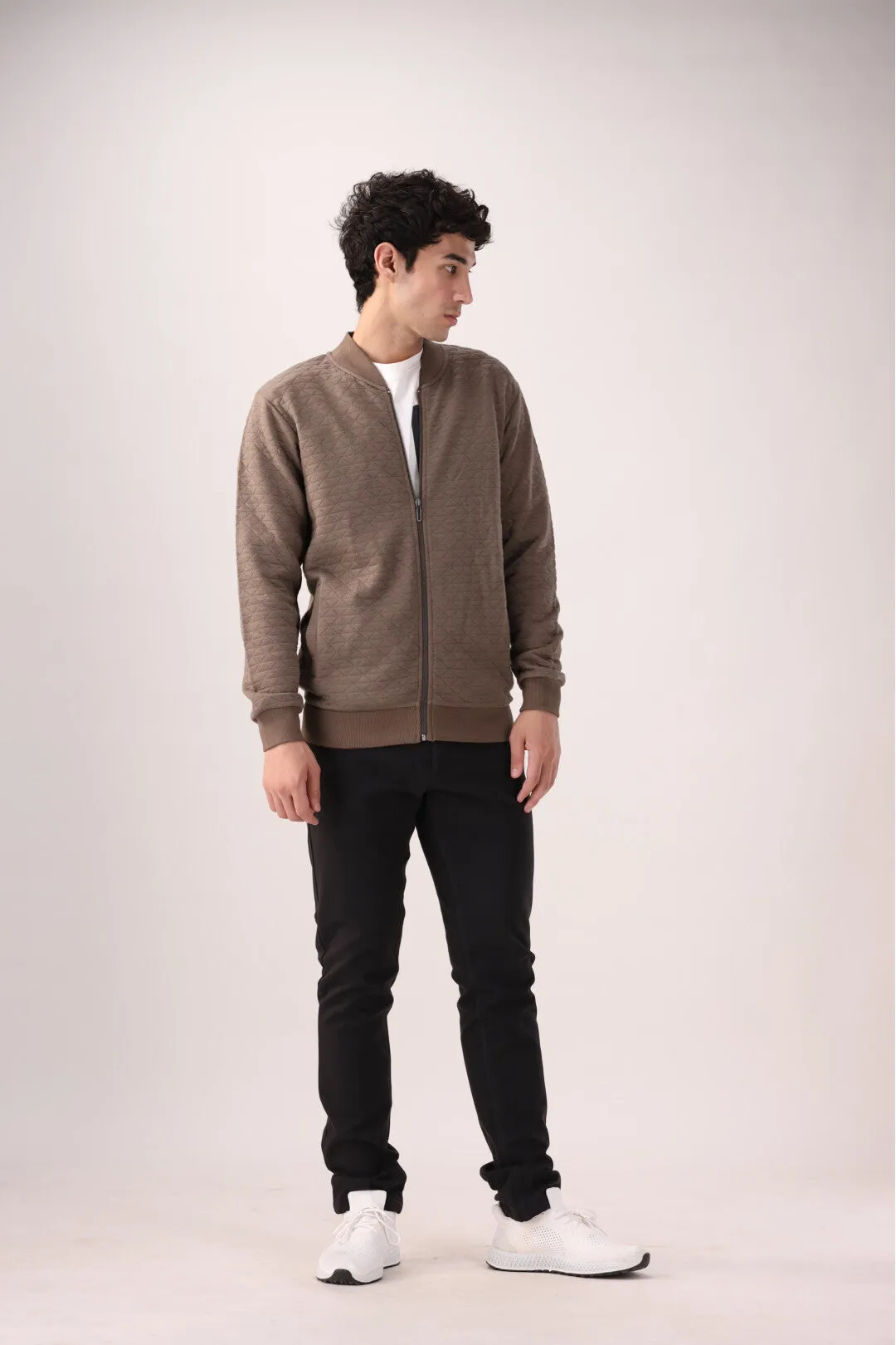 Stone Quilted Terry Upper