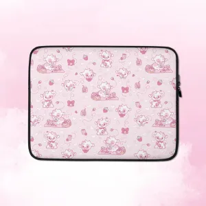Strawberry Cow Pattern Laptop Sleeve