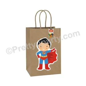 Superhero Theme Gift Bags - Pack of 10