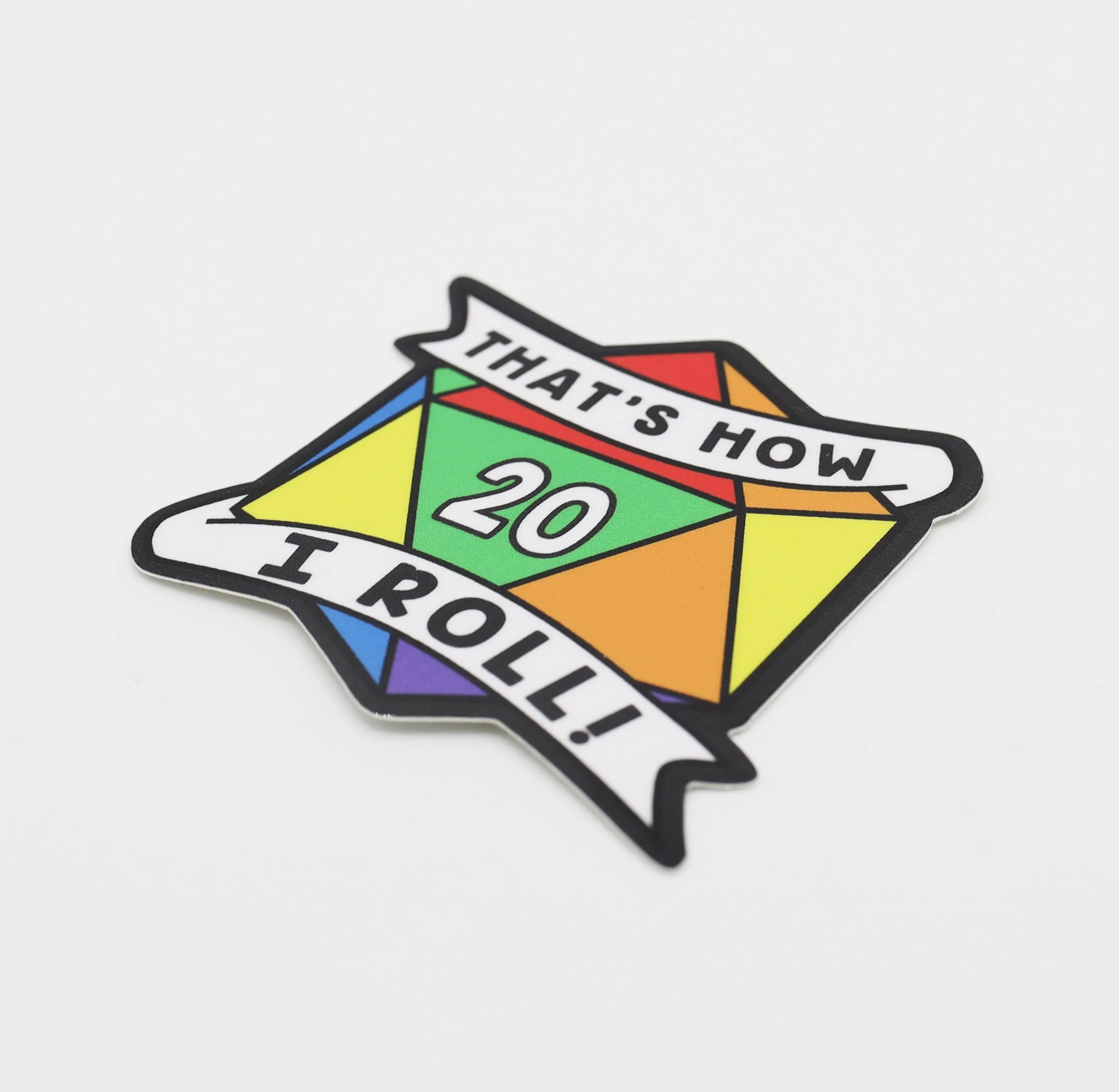 That's How I Roll Sticker - Rainbow Pride