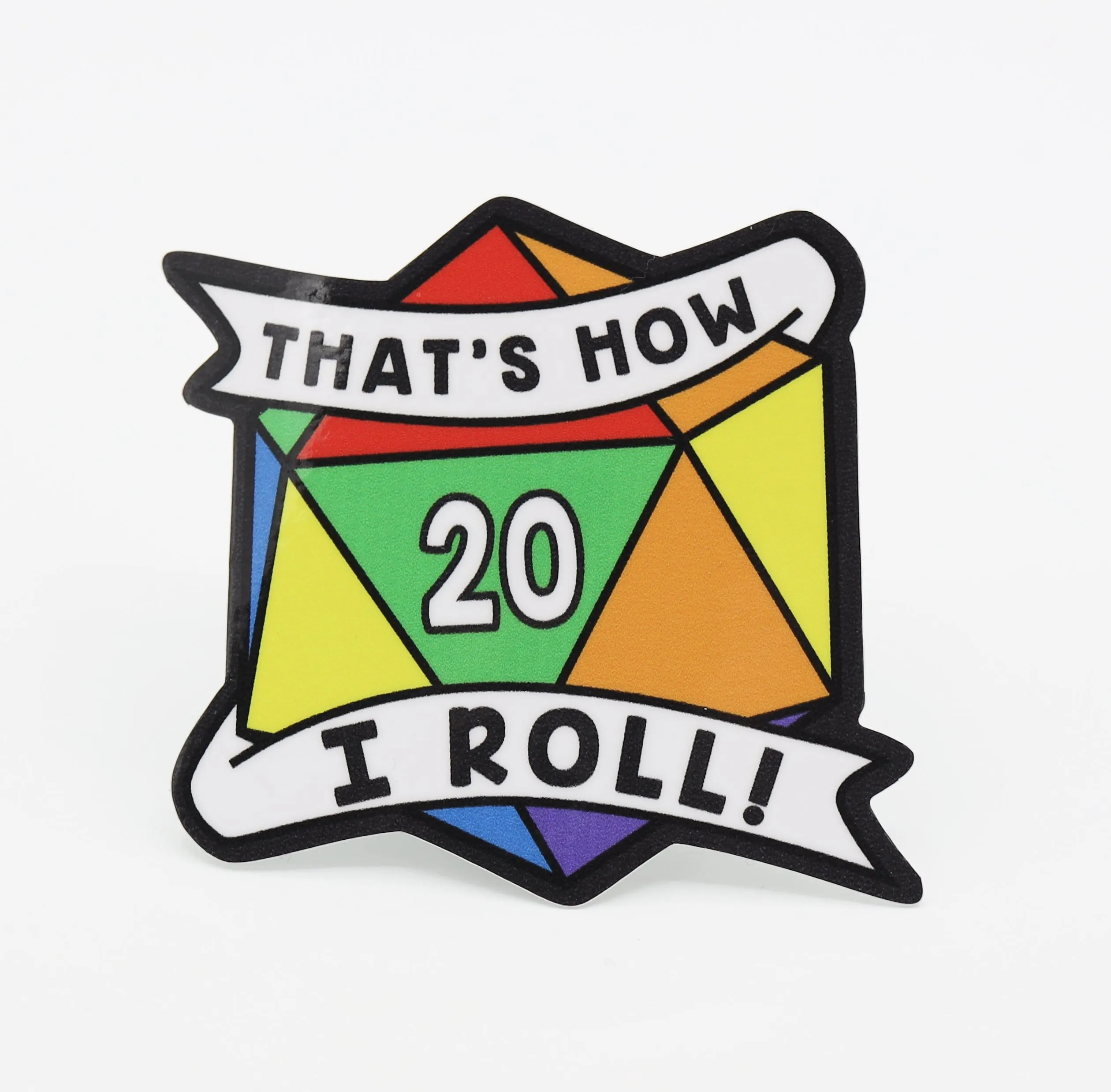 That's How I Roll Sticker - Rainbow Pride