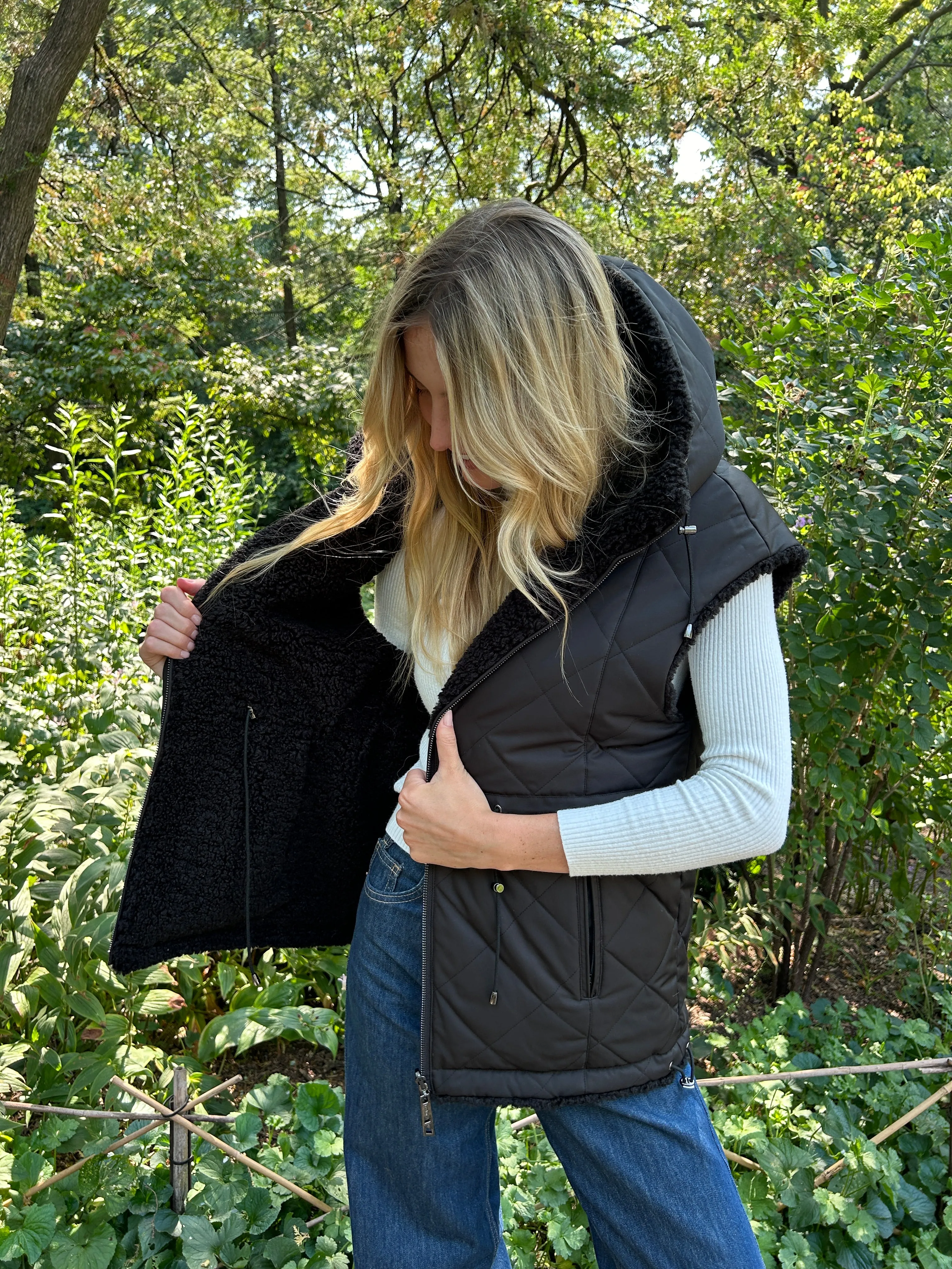 The Nell Sherpa/Quilted Vest