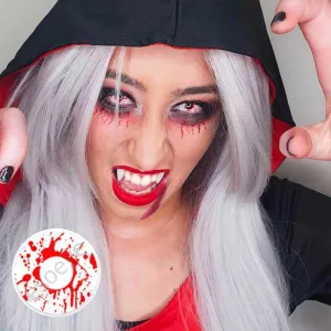 Trauma white Halloween Contact Lenses Yearly