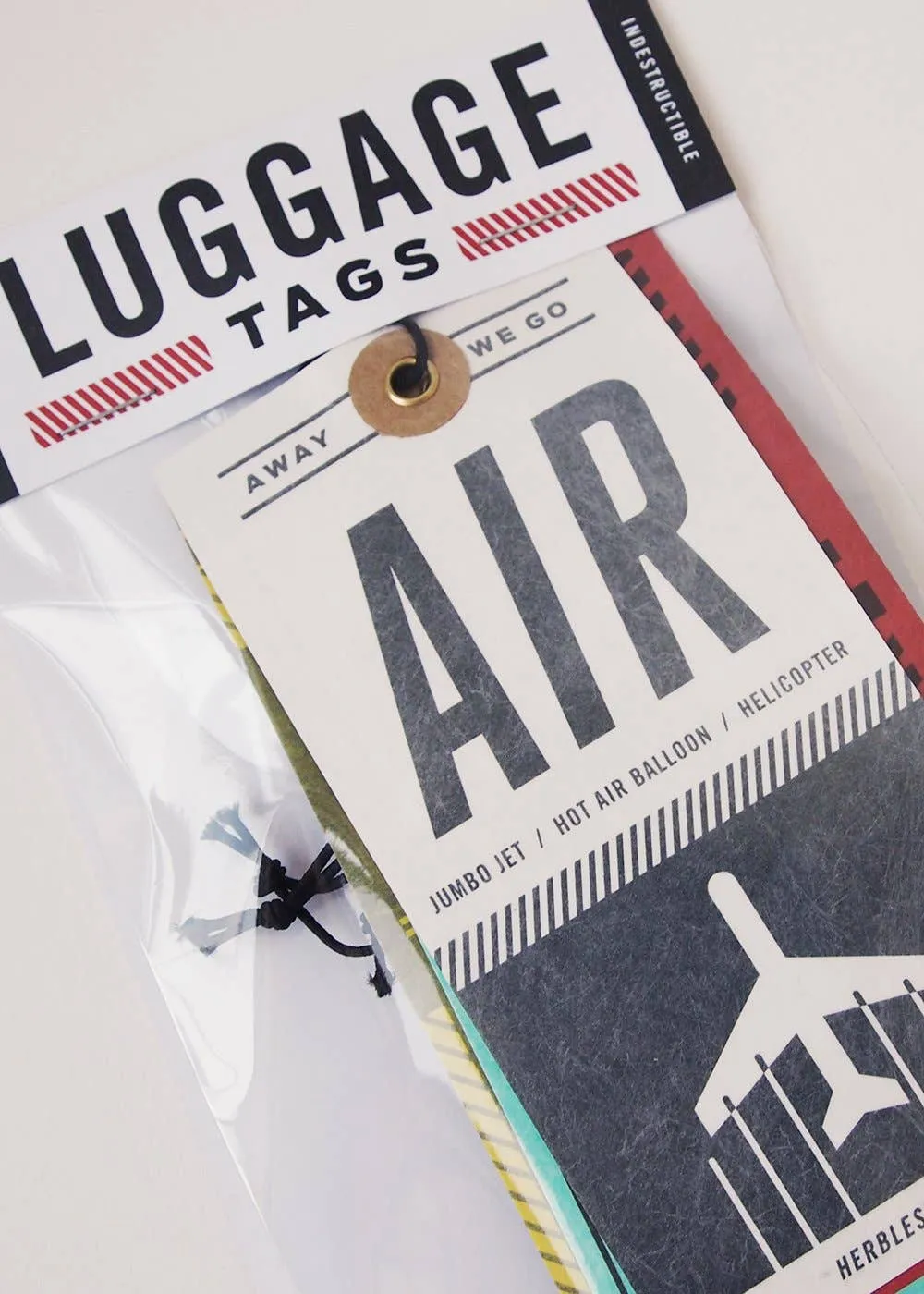 Traveller's Luggage Tags - Set of Four