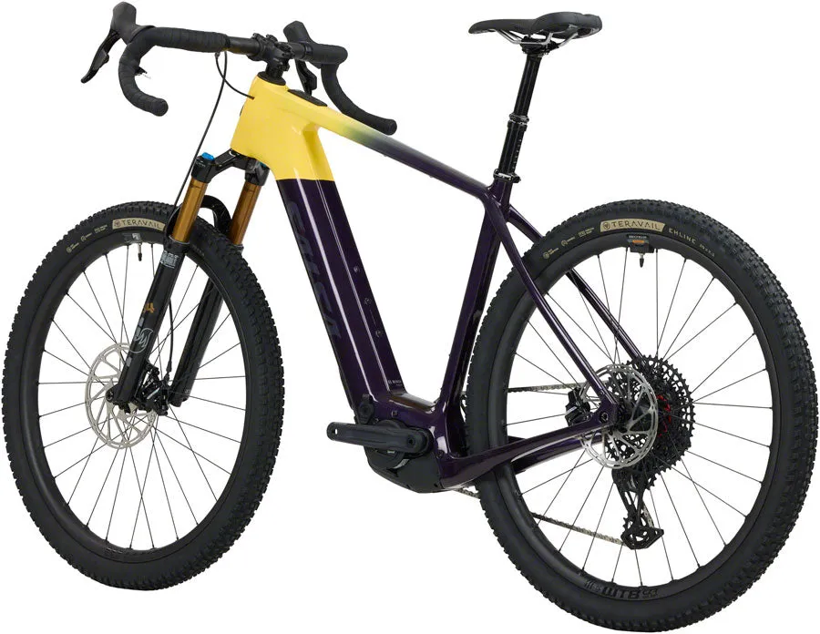 Tributary C Force XO AXS Transmission SUS Ebike - Amethyst/Yellow