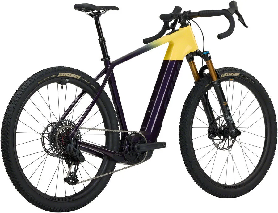Tributary C Force XO AXS Transmission SUS Ebike - Amethyst/Yellow