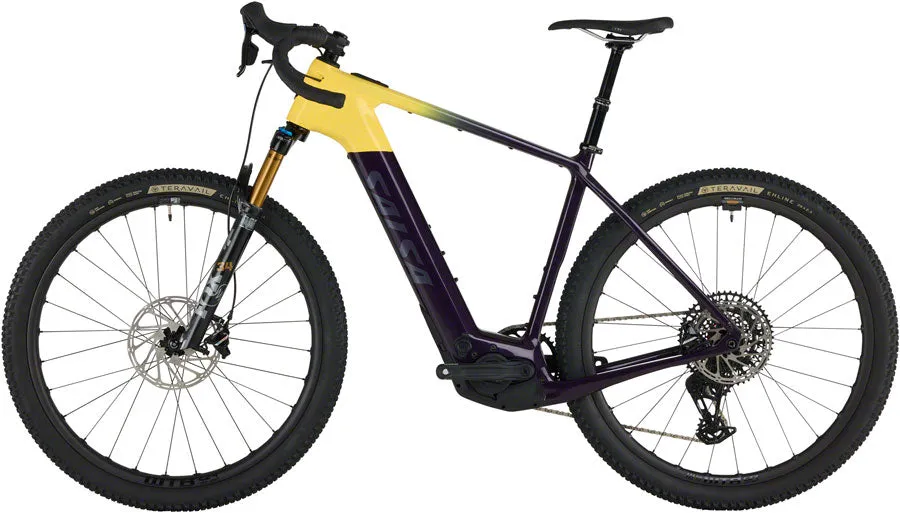 Tributary C Force XO AXS Transmission SUS Ebike - Amethyst/Yellow
