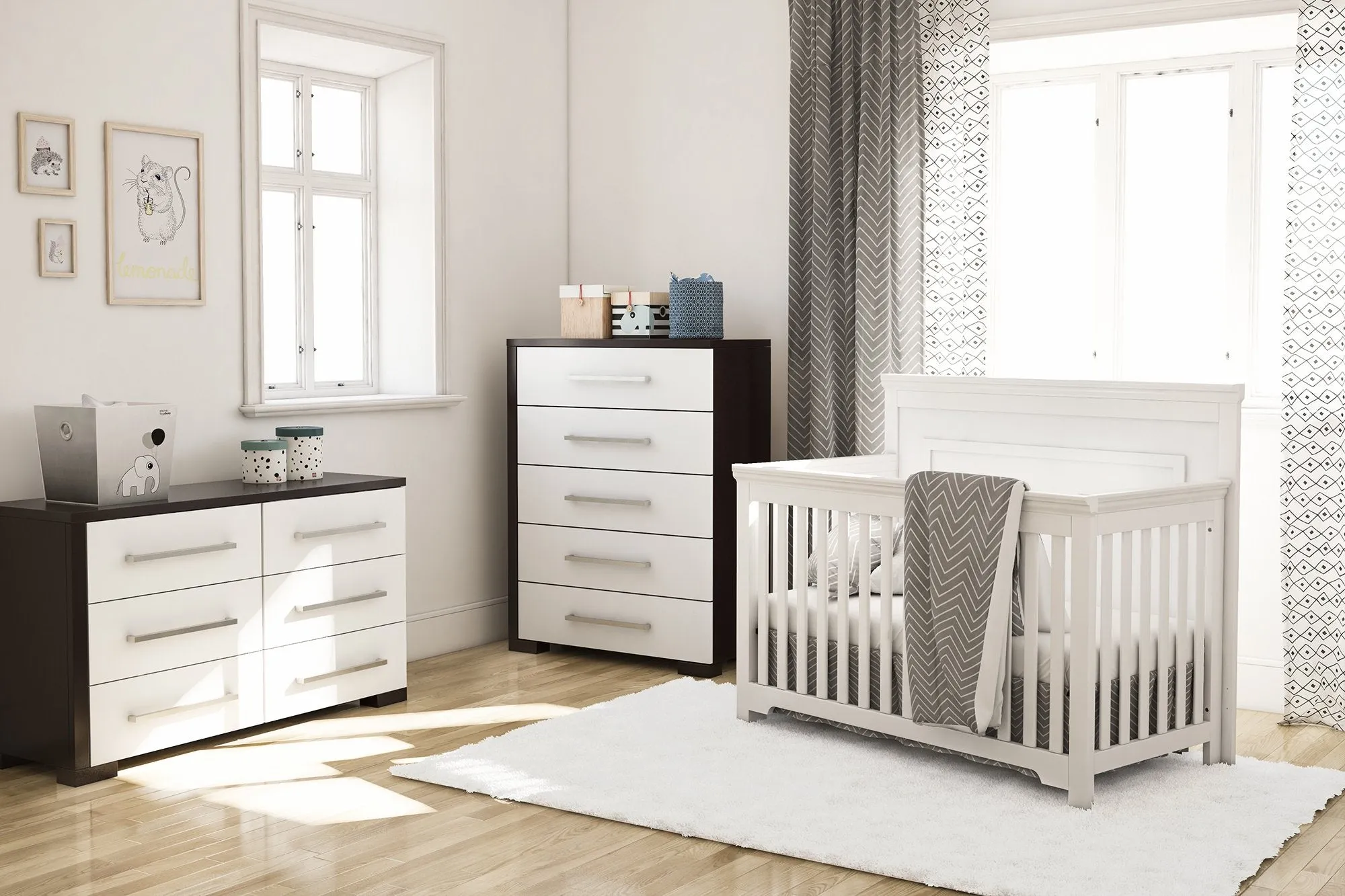 Trio collection joanna java and white