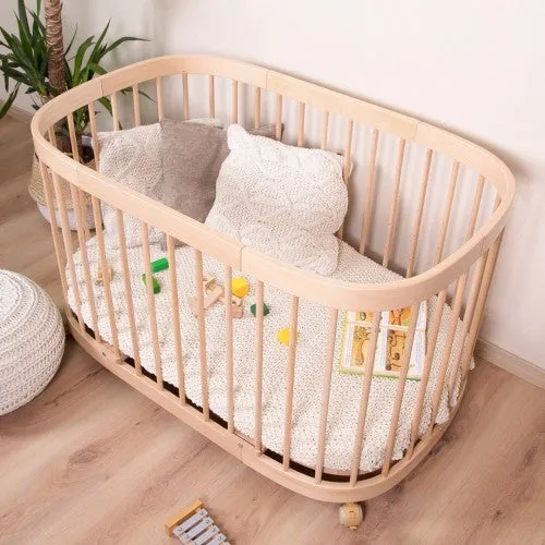 Tweeto 7 in 1 Baby Cot Natural Multifunctional