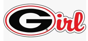 UGA Super G Girl Decal