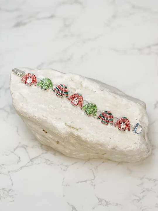 Ugly Christmas Sweater Magnetic Bracelet