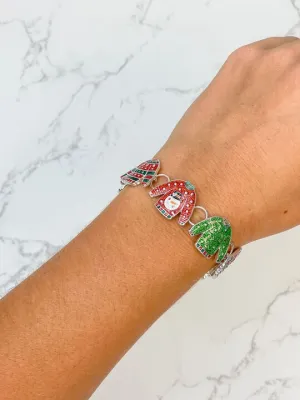 Ugly Christmas Sweater Magnetic Bracelet