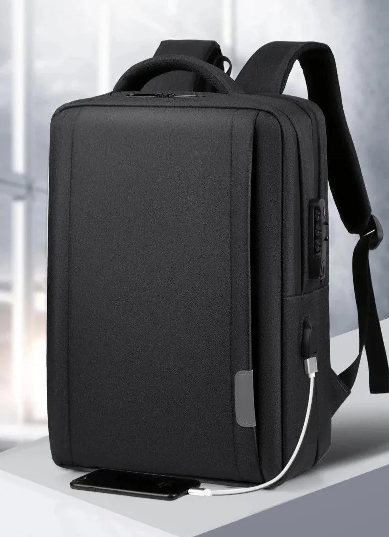 UltimaGuard 15" Laptop Backpack Anti Theft USB Charging