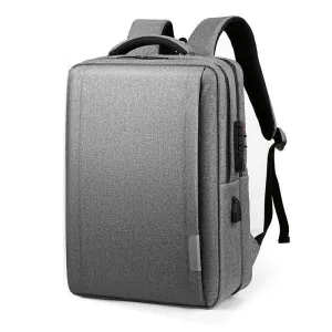 UltimaGuard 15" Laptop Backpack Anti Theft USB Charging