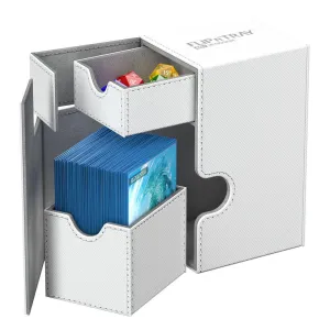 Ultimate Guard Flip´n´Tray Deck Case 80  Standard Size XenoSkin White