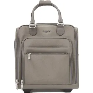 Unisex Baggallini 2 Wheel Underseat Carry On Sterling Shimmer Nylon