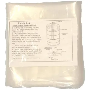 VacuMaid Plastic Bags For 14 Inch Dirt Cans - 4pk