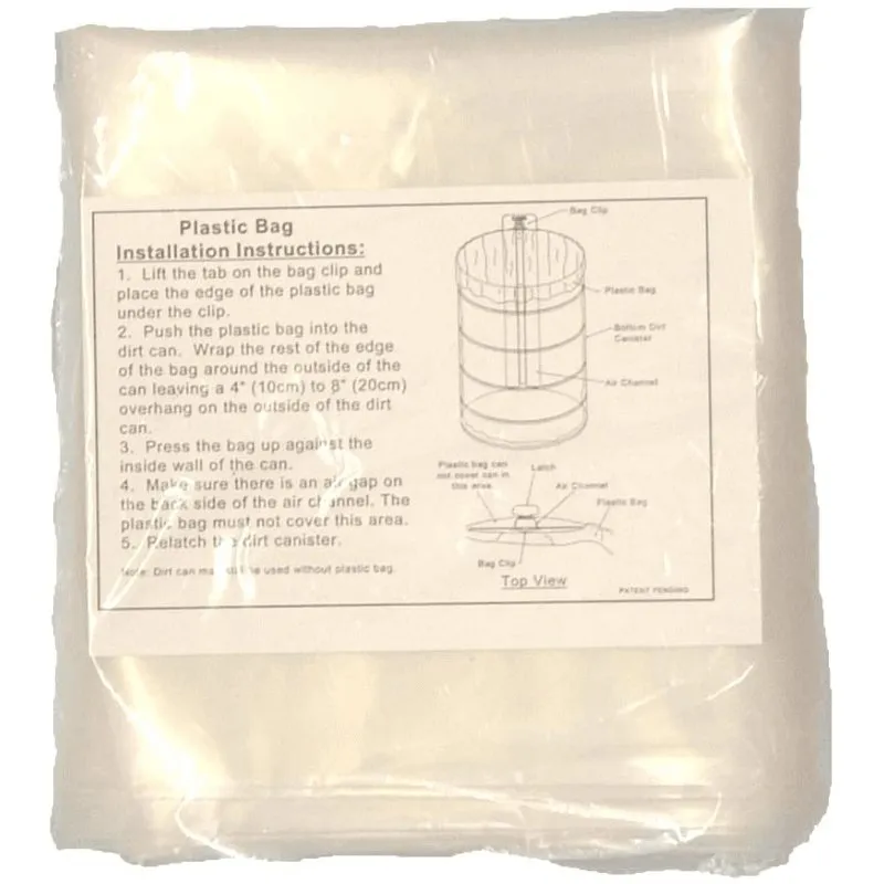 VacuMaid Plastic Bags For 14 Inch Dirt Cans - 4pk