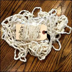 Vanilla Cotton Chenille - Lady Dots Creates Finishing Trims