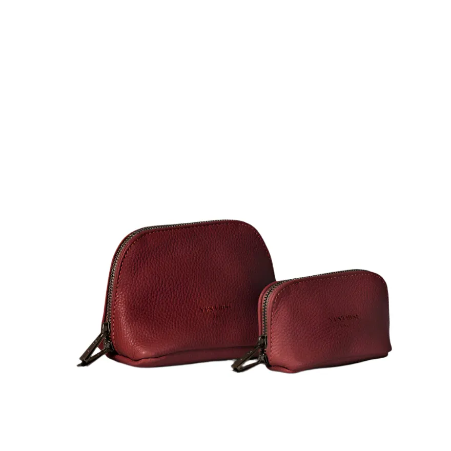 Vestirsi Cosmetic Pouch Duo Bordeaux