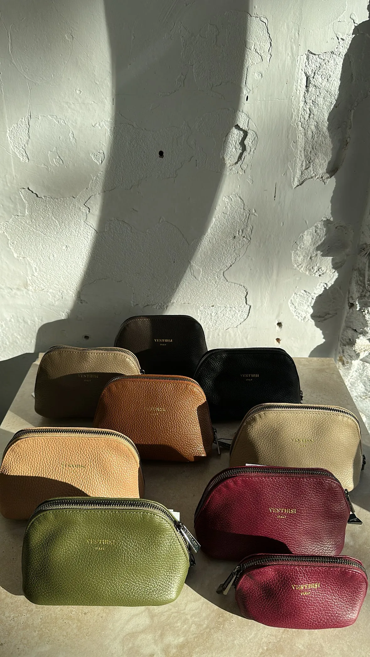 Vestirsi Cosmetic Pouch Duo Bordeaux