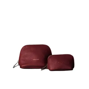 Vestirsi Cosmetic Pouch Duo Bordeaux