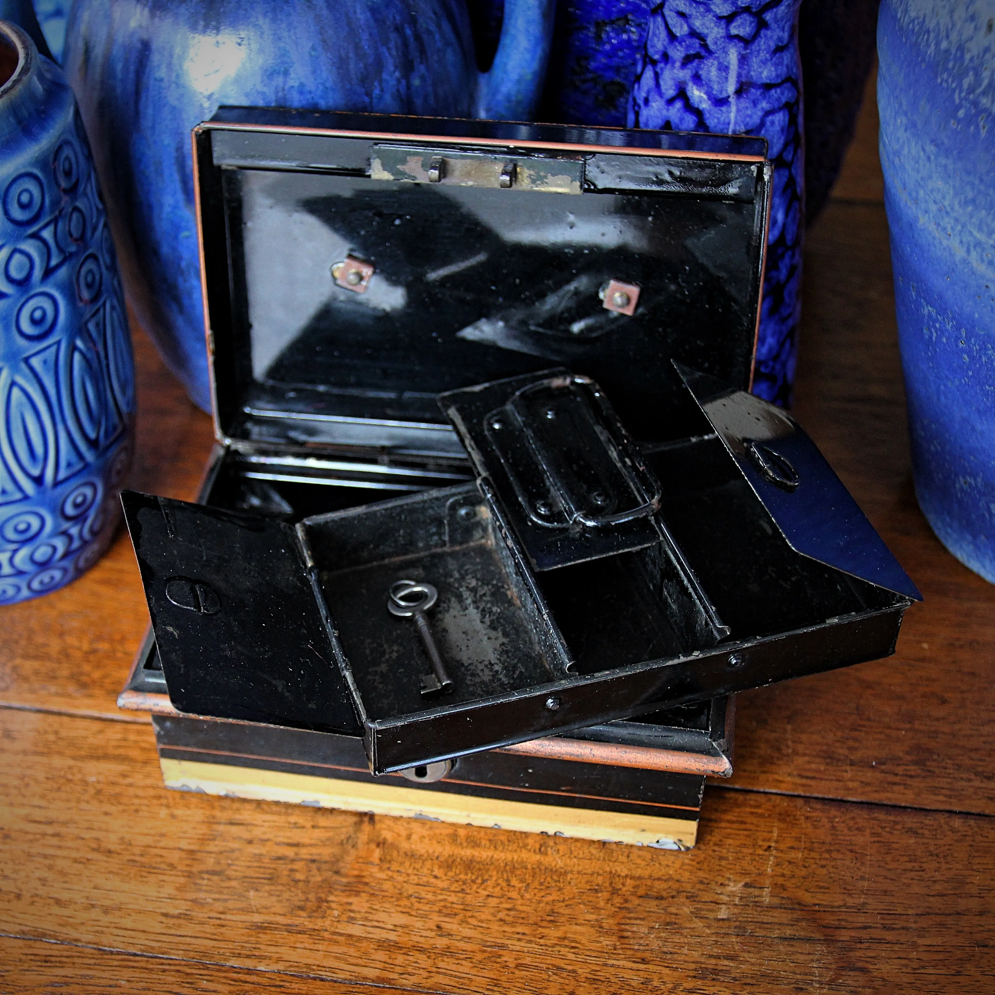 Victorian Locking Money Box