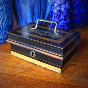 Victorian Locking Money Box
