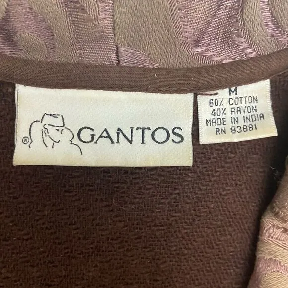 Vintage Gantos Quilted Bolero Jacket