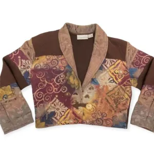 Vintage Gantos Quilted Bolero Jacket