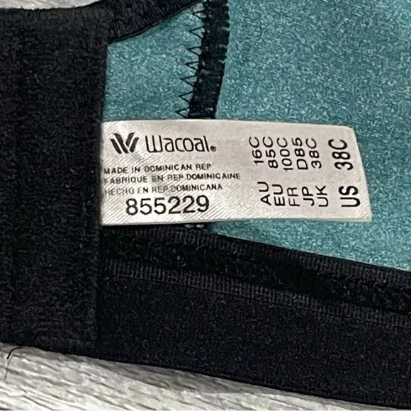 WACOAL Brandi High Impact Underwire Sports Bra (855229) Storm - Sz - 38C .US