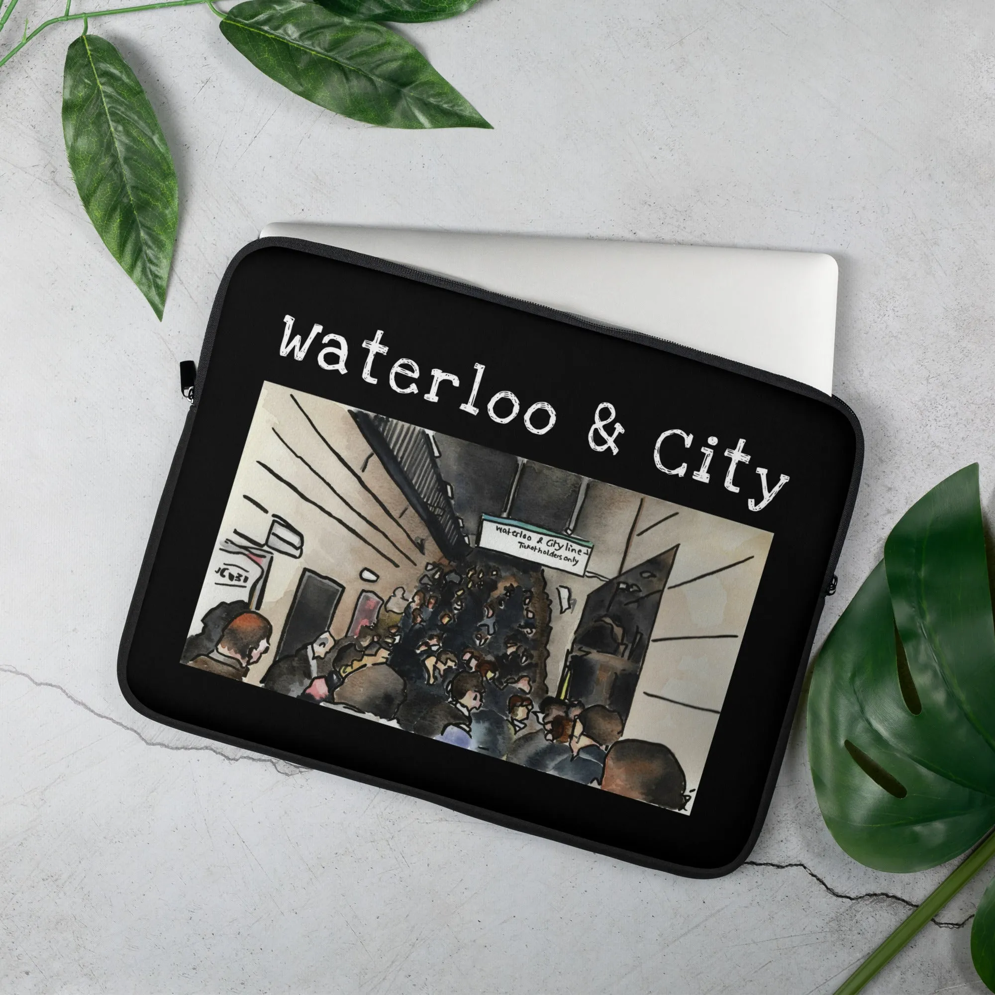 Waterloo & City III - Hibiscus Surfwear - Ethical Laptop Case