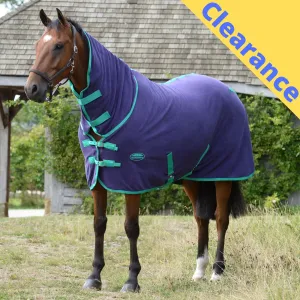 Weatherbeeta Fleece Combo Cooler Bright Purple/Green