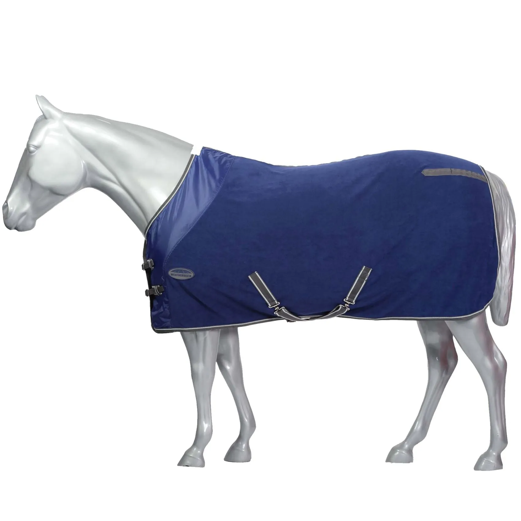 Weatherbeeta Fleece Cooler Dark Blue/Grey/White